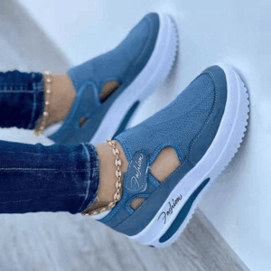 Women's Casual Sport Shoes with Hollow Mesh Design