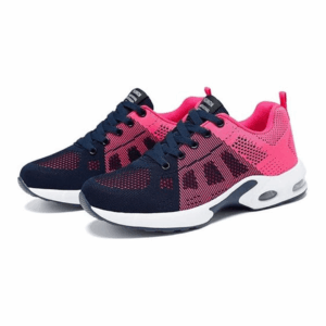 Breathable Walking Sneakers - Pink/Dark Blue