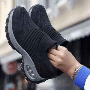 2024 New Breathable Fashion Women's Sneakers - Black