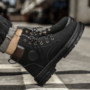 All-match Leather Martin Boots For Men